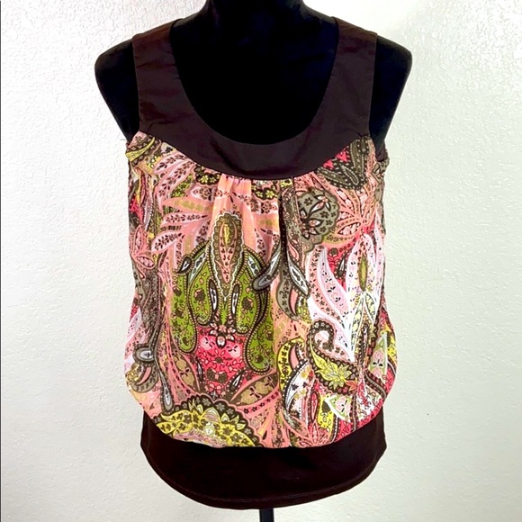 A. Byer Tops - 🌺8/$25 [ A.BYER ] Pink Paisley Sleeveless Top